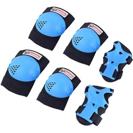 SOHOUR HOME Youth/Kids Knee Pads Elbow Pads Wrist Guards Protective Gear Set for 3-15 Years Child Roller Skates, Skateboard, Cycling, Inline Skating, BMX Bike, Scooter Riding and Other Outdoor Sports