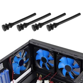 ECSiNG 50Pcs 43mm Cooling Fan Mount Screw Anti-Vibration Rubber Fan Screws Anti Noise Reducing Vibration Screws Computer Accessories