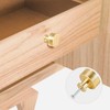 TRIXES 4PK Matte Gold Drawer Knobs - Decorative Cabinet Drawers