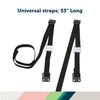 Safety 1st TV & Furniture Safety Straps, Black, Multi, 2