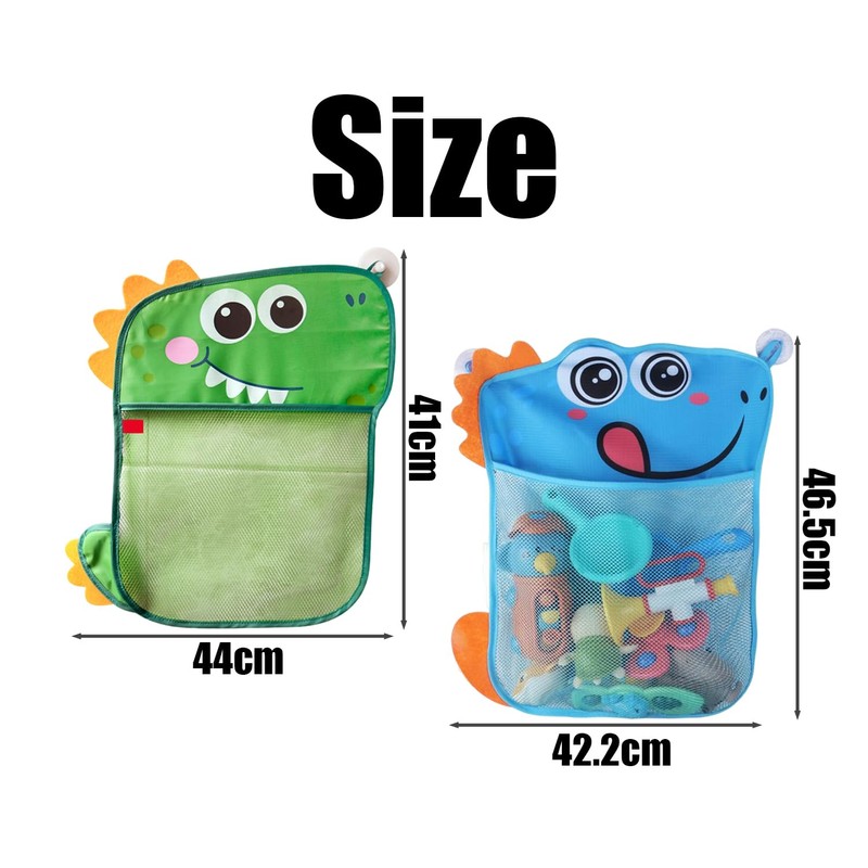 HDGSAFD 2 Pieces Dinosaur Shaped Storage Bag, Bathroom Storage Bag,