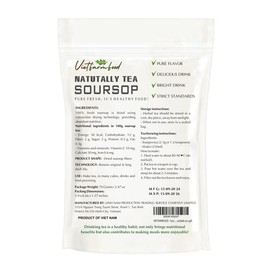 Soursop Meat Tea 2.47oz (70g) VietFarmFood: 100% Pure Convection Dried. Used to Make Drinks and Processing Ingredients. Drinking Tea is Healthy Habit