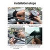 Rear View Mirror Suction Cup Rearview Mirror Wide Angle Hidden