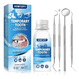 Set De Gel Dental Moldeable En Forma De S, Relleno Temporal