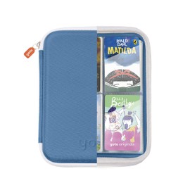 YOTO Yoto Card Case in Blue Bird C Kids Yoto Accessory, Soft Portable Folder with Zipper & 64 Pockets for Yoto Player & Mini Audiobook Cards, Card Binder Holder with Sleeves for Travel