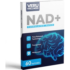 Veru Wellness NAD+ Patch - Time Release Self Adhesive Patch, 8-10 Hours (60 Count)