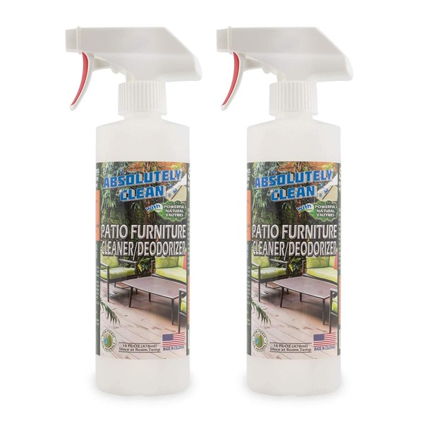 Amazing Patio Furniture Cleaner - Natural Enzymes Easily Remove Dirt, Bird Droppings, Food Stains and More from Your Outdoor and Patio Furniture - USA Made