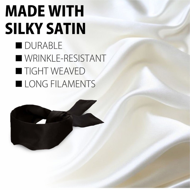 2 pcs Silk Satin Blindfold Eye Cover Silk Sleeping mask