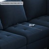 Belffin Velvet Single Seat Module for Modular Sectional Sofa Couch