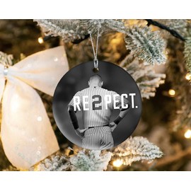 Teerabbit Derek New York Jeter Respect Captain Baseball Christmas Ornaments Home Decoration - Birthday, Christmas, Thanksgiving Day Gifts for Baseball Fans