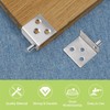 UFURMATE Pivot Hinge, 4 Sets Stainless Steel Concealed Shaft Cabinet