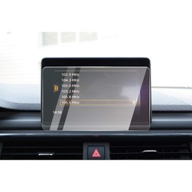 CDEFG A4 B9 A5 Q5 Auto Navigation Glas Schutzfolie 9H Kratzfest Anti-Fingerprint GPS Transparent Displayschutzfolie (7 Zoll)