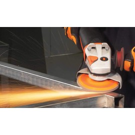 Walter 06B458 ENDURO-FLEX Abrasive Flap Disc - [Pack of 10] 80 Grit, 4-1/2 in. Finishing Disc with ECO-TRIM Backing. Blending Discs