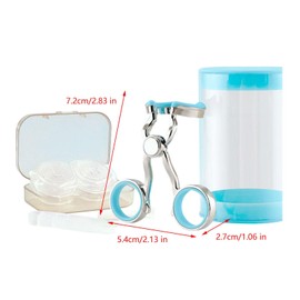 perfeclan Contact Lens Wearing Aids Eyelid Contact Lens Inserter, Traveling Contact Lens Tool Set Eyelid Opener for Office Outgoing, Blue