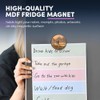 1x Round MDF Magnet 6cm - The Sphinx & Pyramids