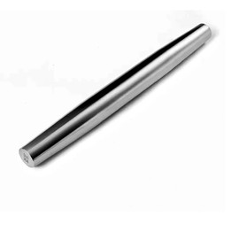 Cyoufine 12.8-inch Stainless Steel Rolling Pin for Baking, French Smooth Metal Rolling Pin Kitchen Dough Roller for Fondant, Pizza, Pie, Cookie and Pastry