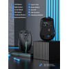 RAPIQUE Bluetooth Wireless Mouse - (BT1/BT2+USB) Tri-Mode High Performance, Rechargeable,