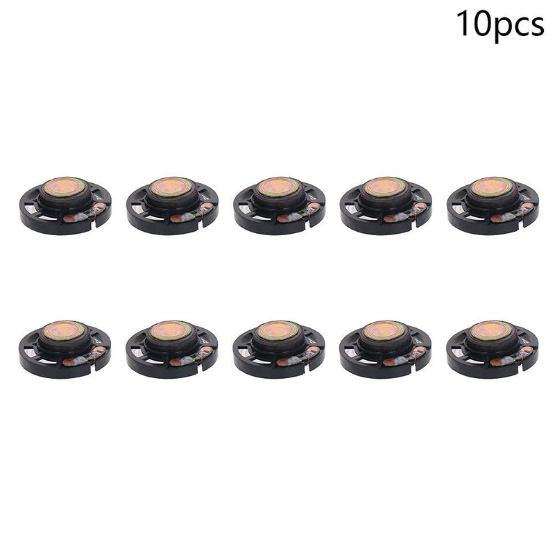 Fielect 10Pcs DIY Magnetic Speaker 0.25W 8 Ohm Internal Magnet