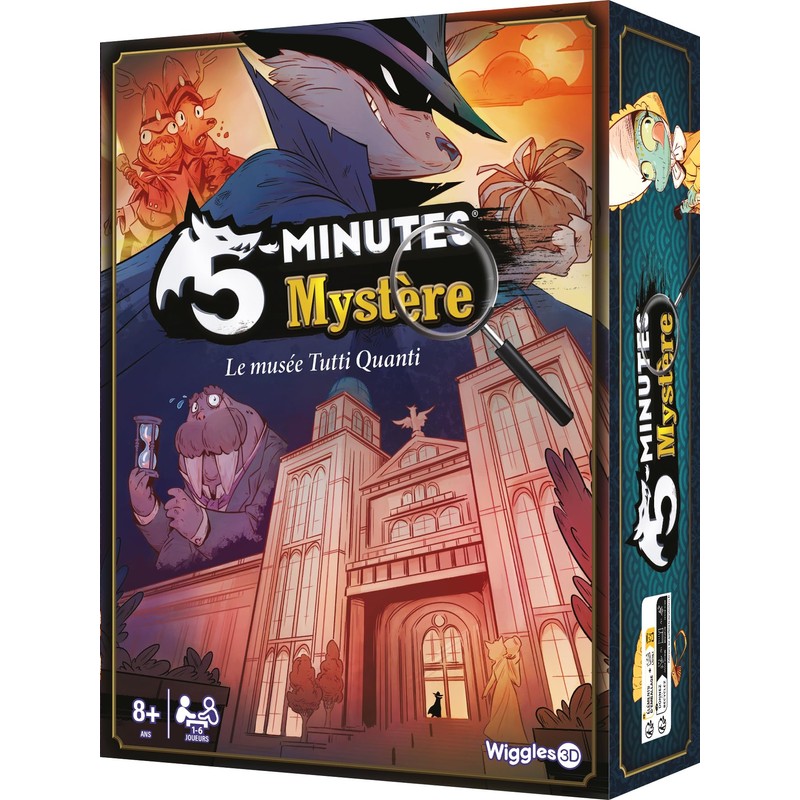 ASMODEE 5 Minute Mystery FR Board Game 2-5 Players 8+