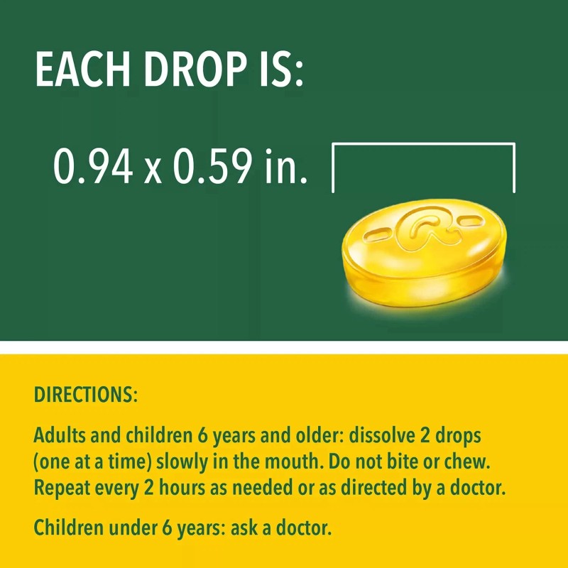 Ricola Sugar-Free Lemon Mint Throat Drops 210 Ct Herbal Cough