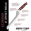 Ergo Chef Crimson Series 8-Inch Serrated Offset Bread & Deli
