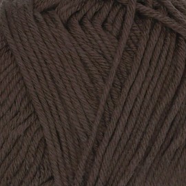 JubileeYarn Bamboo Cotton Sport Yarn - 50g/Skein - Dark Brown - 4 Skeins