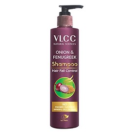 VLCC Champú de Cebolla y Fenogreco - Champú para Mujeres con Aceite de Semilla Negra - Cuidado Capilar para Cabello y Cuero Cabelludo - 300 ml