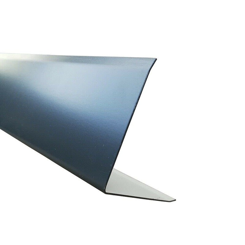 Aluminium angle 3-fold anthracite, 2000 mm aluminium angle, exterior decorative