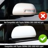 Compatible with 2012-2020 Toyota Sienna Left Driver Side Mirror Cap