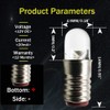 Ruiandsion E5 LED Bulb 12V Warm White E5 E5.5 Screw