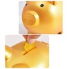 speed mao Cute Pig Coin Bank PVC (Large, Gold)