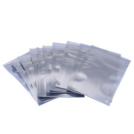 hilitand 100/Set Antistatic Ziploc Dust Bags 6 x 9 cm Anti-Static Resealable Ziploc Storage Bag for Electronic Accessories