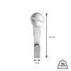 10 Small Picture Hooks for Gallery/Picture Rails Pack of Rail