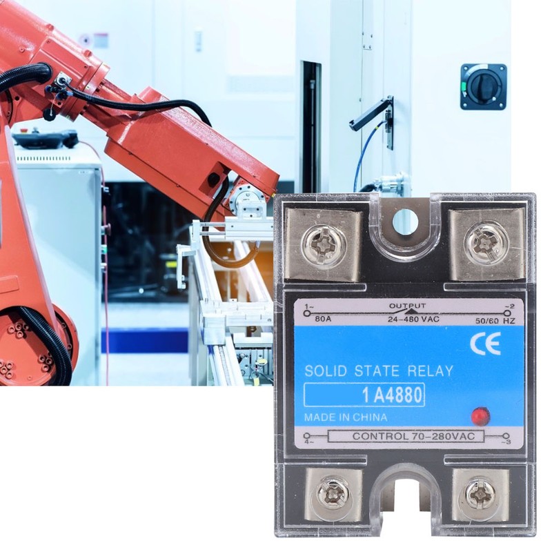 Single Phase Solid State Relay 70-280VAC Input 24-480VAC Load AC