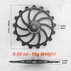 IMPALAPRO Bike Oversized Ceramic Derailleur Pulley Wheel 15T/17T AL7075 Compatible