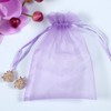 Wudygirl 100pcs Sheer Organza Bag 5 x 7 Inch Lavender