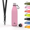 Daikoku Stainless Steel Bottle + Adjustable Strap + Carabiner, BPA