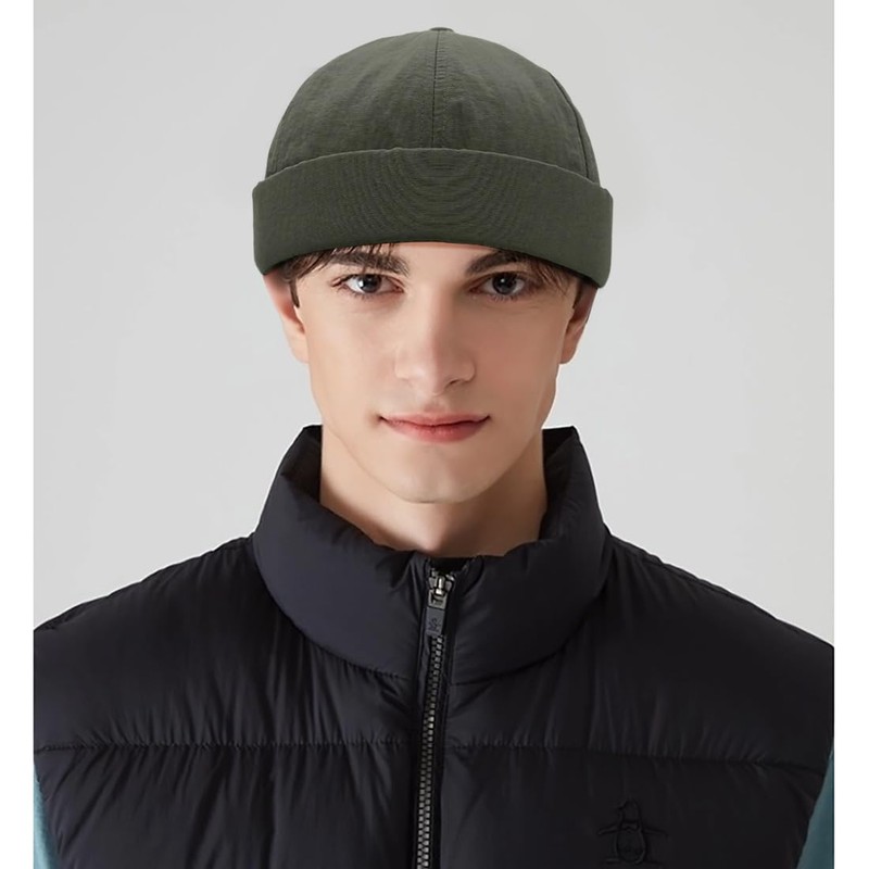 Rumnoke Quick Dry Docker Caps for Men Brimless Cap Sailor