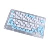 129 Keys Keycaps for XDA Height Accurate Keystrokes Blue White