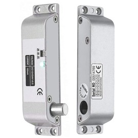 JASAG DC12V - Cerradura de embutir elctrica, modo a prueba de fallos con retardo de tiempo de ajuste, cerradura elctrica de tornillo de cada para...  