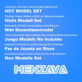 MENZAVA Light Set Compatible with 60440 City Tractor - LED Lighting Set for Building Blocks Model - Model Set Not Included