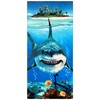 Beachland Toalla de playa Big Shark de 30 x 60