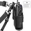 Radio Strap Holster for Firefighters, Adjustable Wide Shoulder Strap with