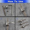 LEONTOOL 12 Pcs 3-16mm Drill Bit Depth Stop Collar Set