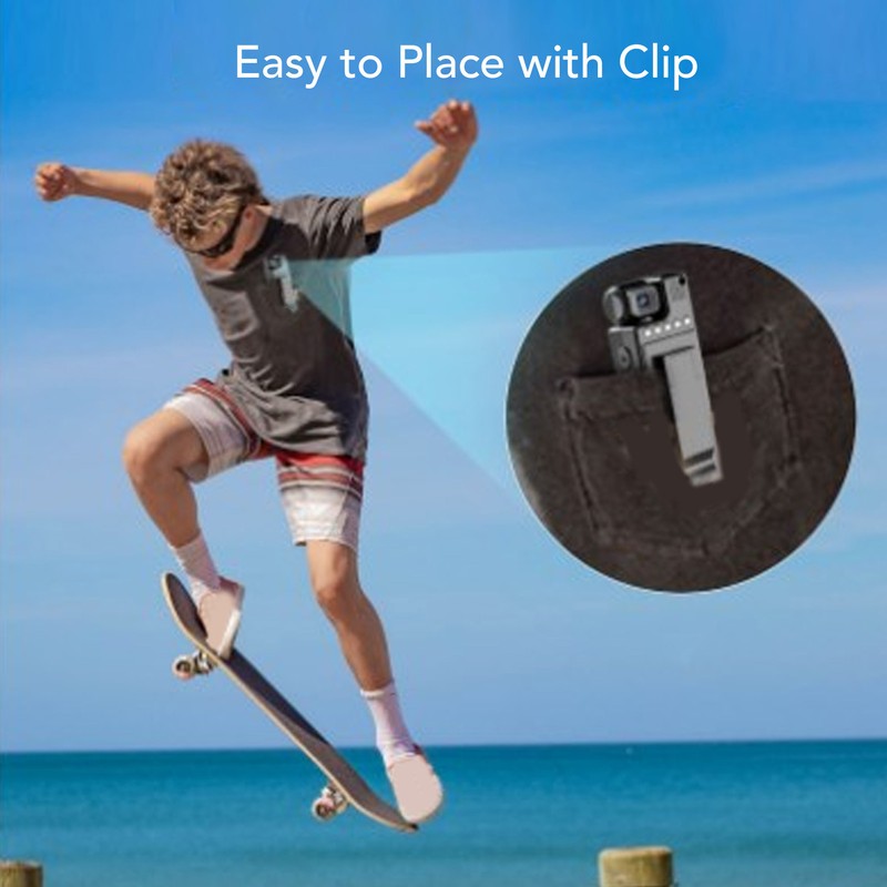 Body Cam 4K 180° Rotatable Lens Night Vision Wifi with