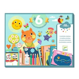 Set of 6 creative activities for children The Cat and Friends - Djeco
