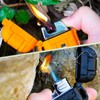 4 Pack Waterproof Lighter Outdoor Windproof Torch Lighters Dual Arc