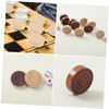 BESPORTBLE 1 Set Wooden Board Game Accessories Set Checkers Chess