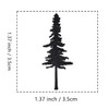 Pine Tree Rubber Stamp, 1-1/3 Medium Stamp for Scrapbooking Card