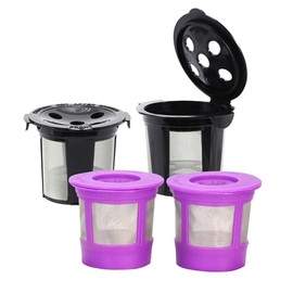 2 Pks Reusable K Cups for K Supreme and 2 pks for K Machines ver2